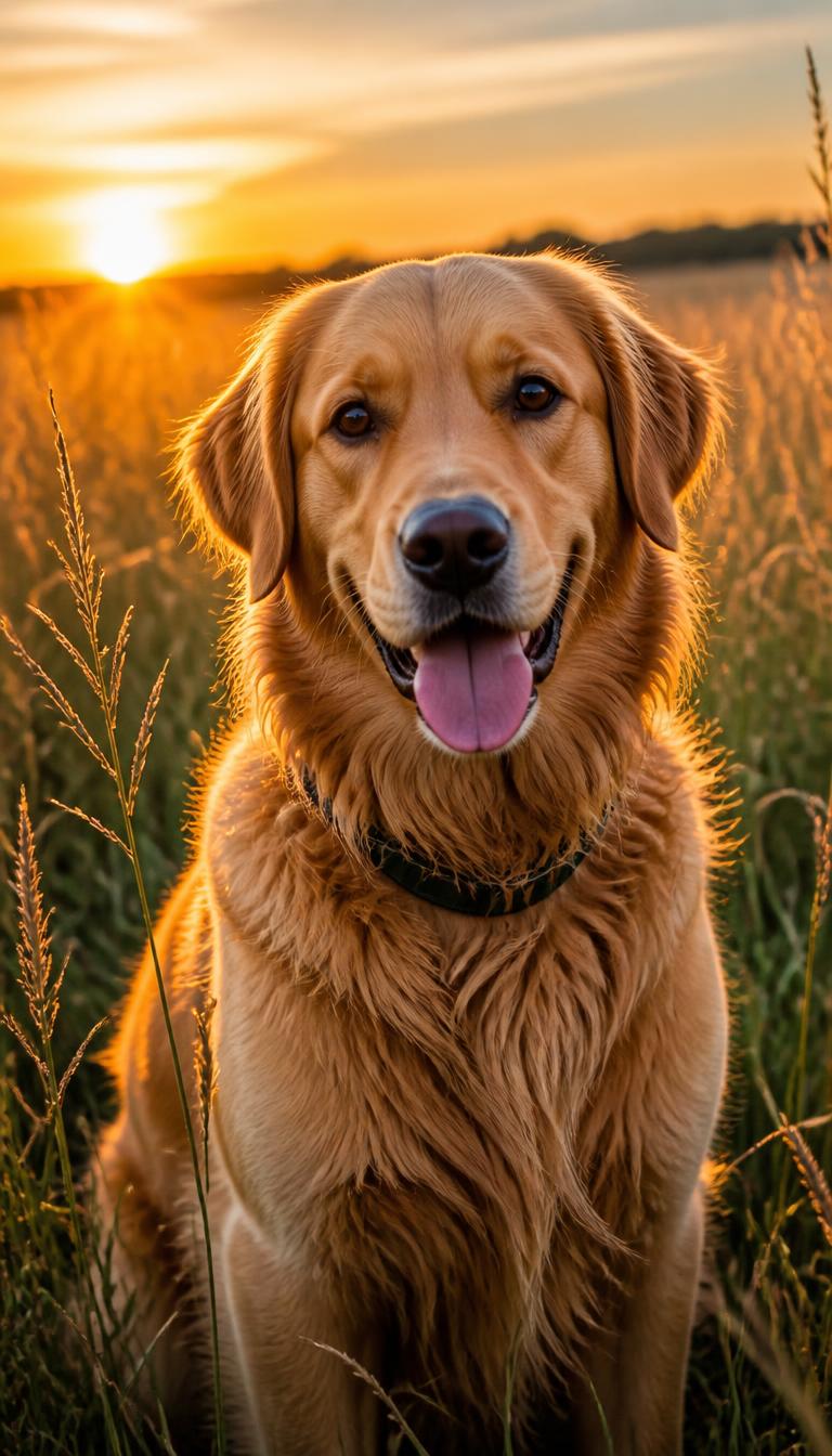 Loyal Retriever — Animals 4D phone wallpaper