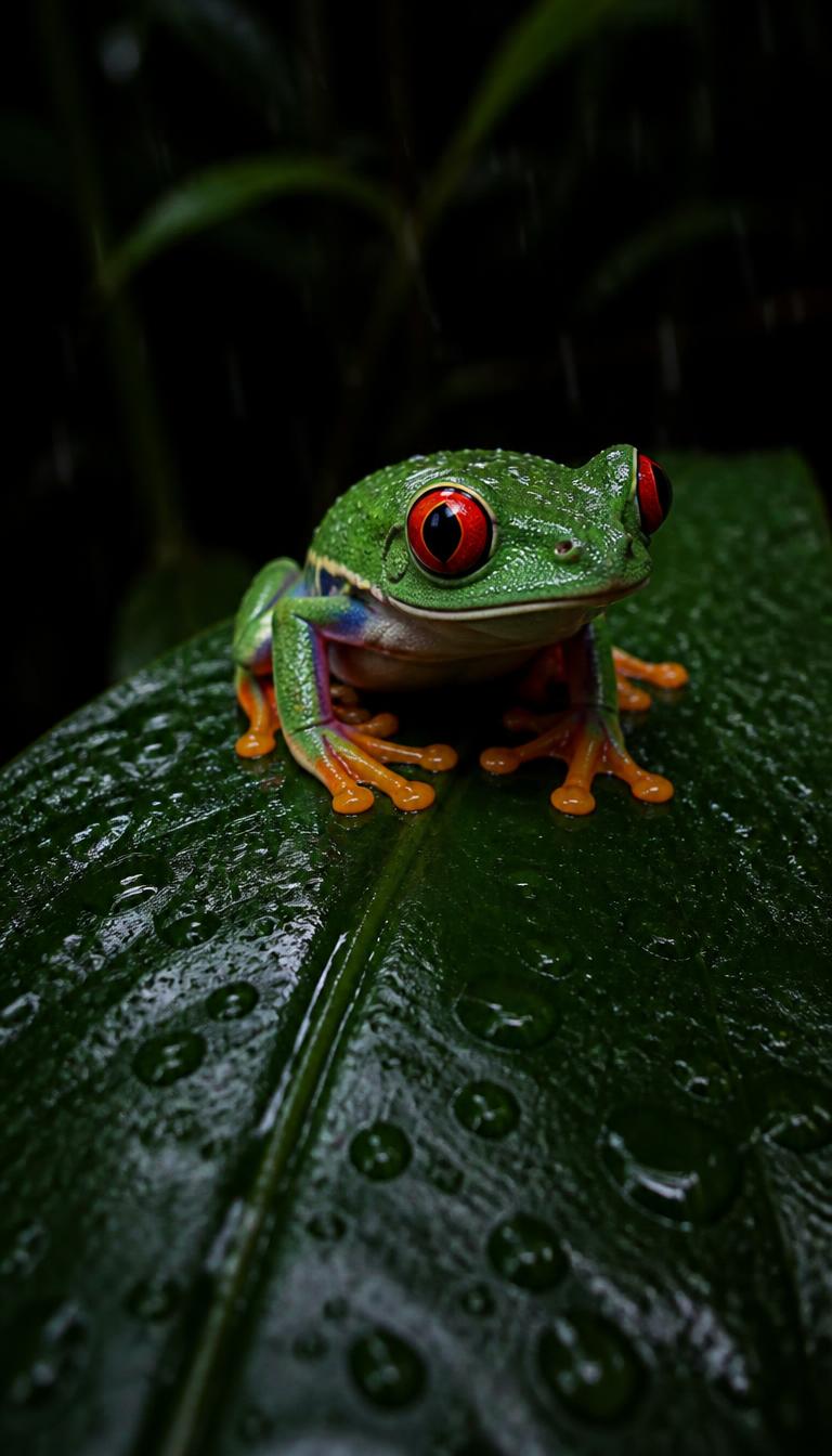 Rain Frog — Animals 4D phone wallpaper