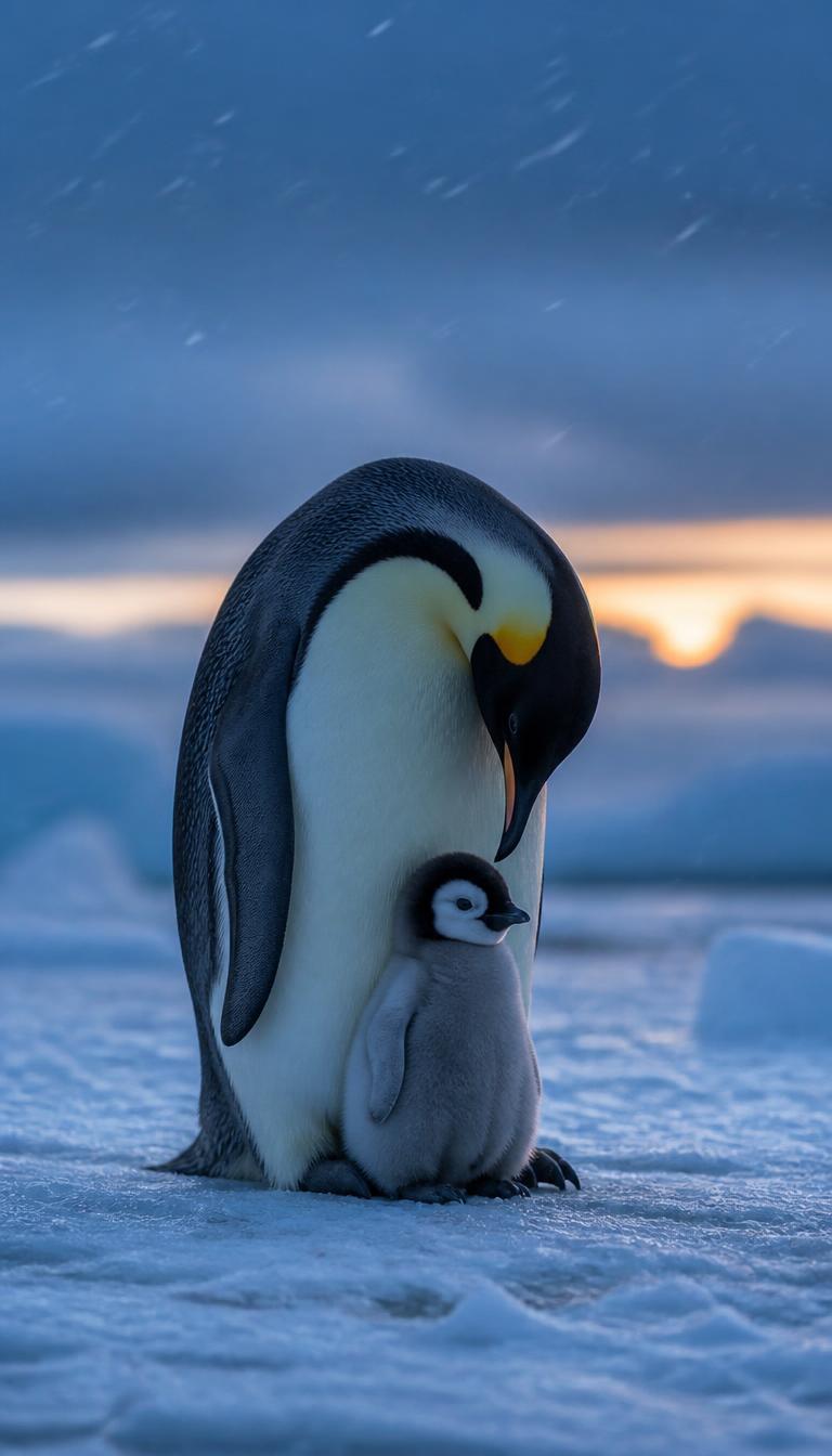 Emperor Penguin — Animals 2D phone wallpaper