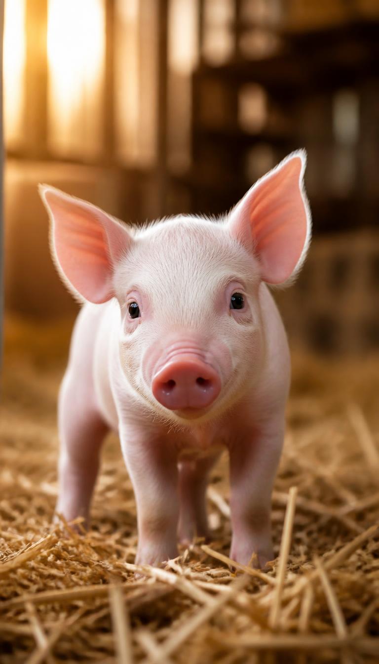Pink Piglet — Animals 4D phone wallpaper