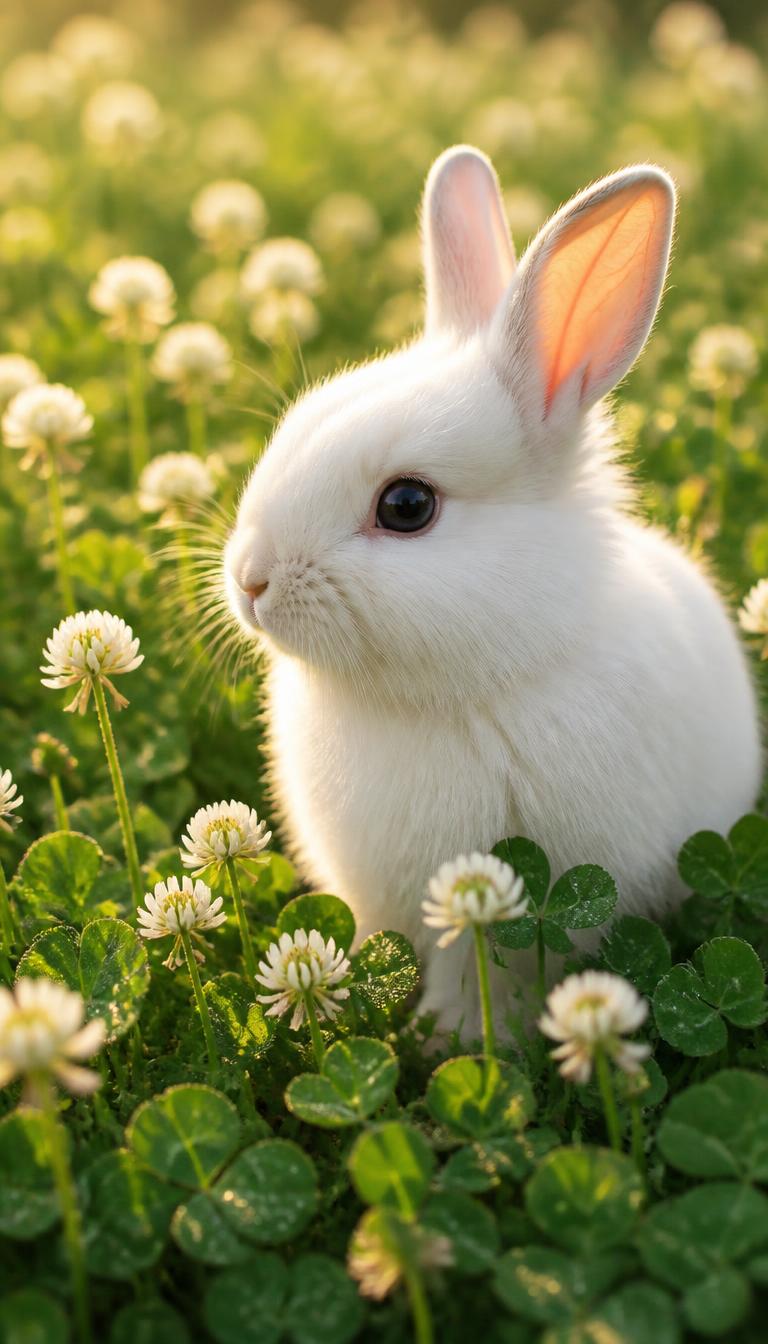 Wild Rabbit — Animals 2D phone wallpaper