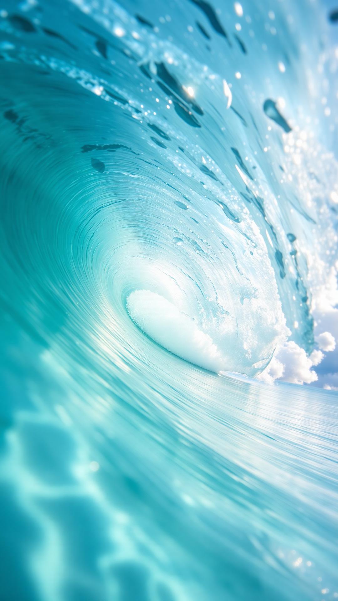 Barrel Wave — Beach 4D phone wallpaper