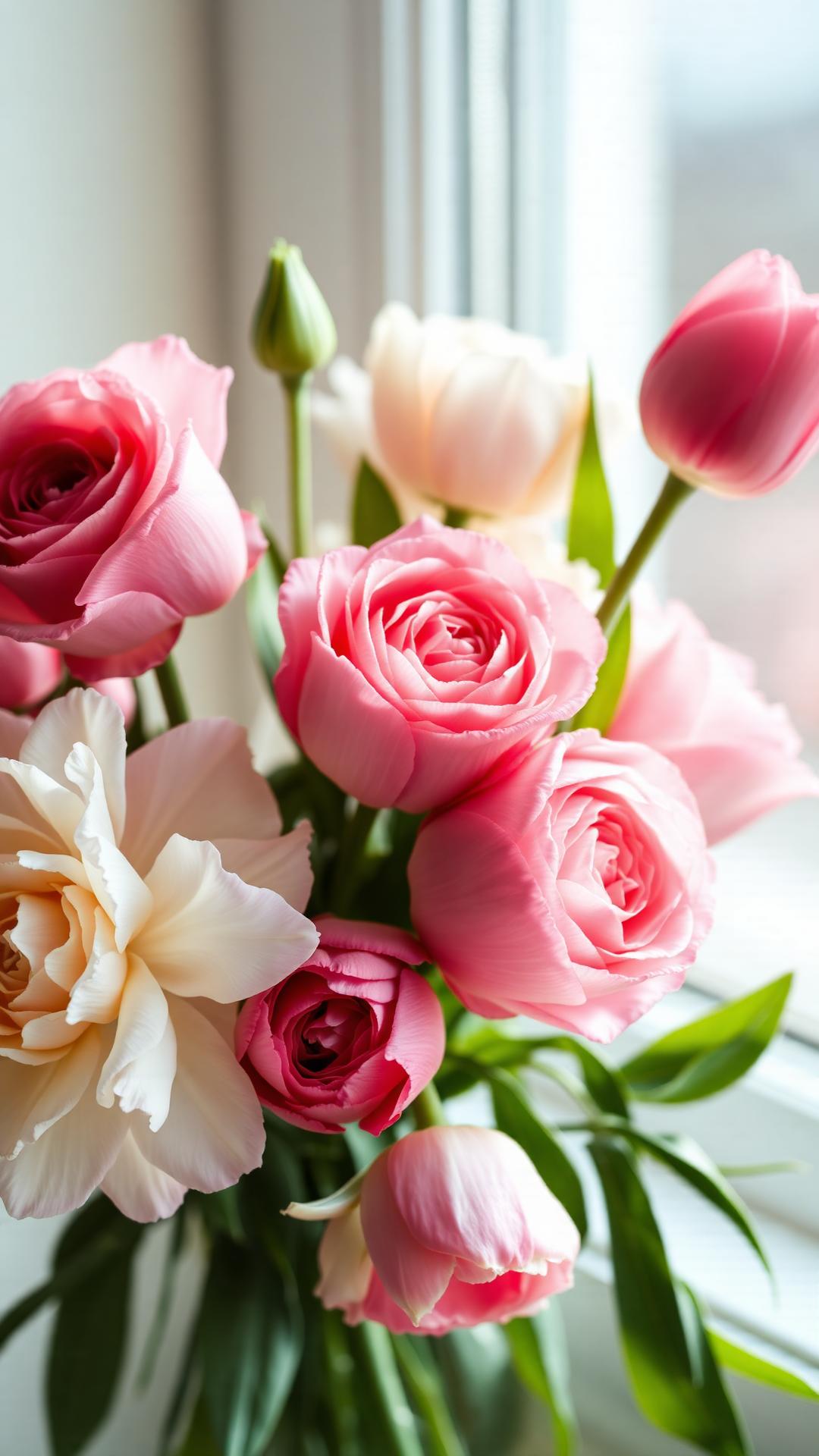 Garden Bouquet — Flowers 3D phone wallpaper