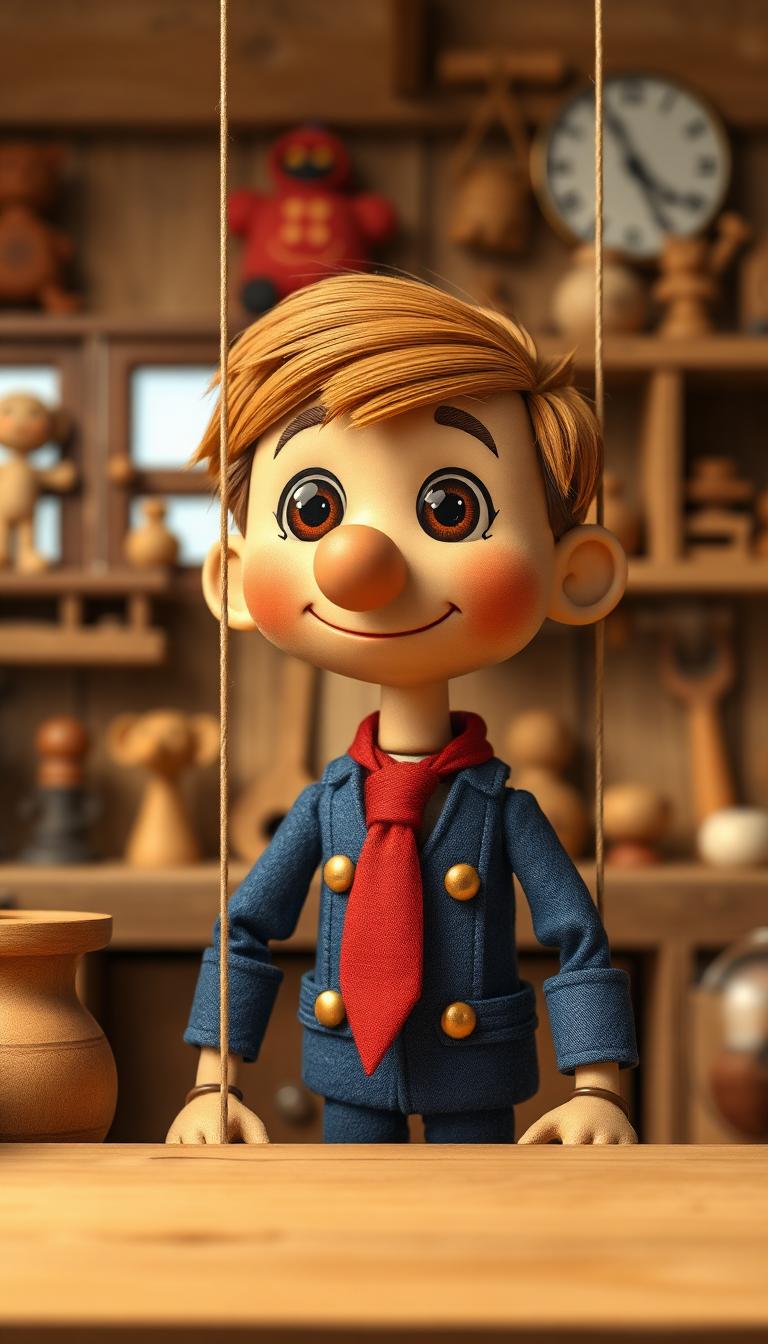 Wooden Wish (Toon) — Cartoon Storybook 2D phone wallpaper