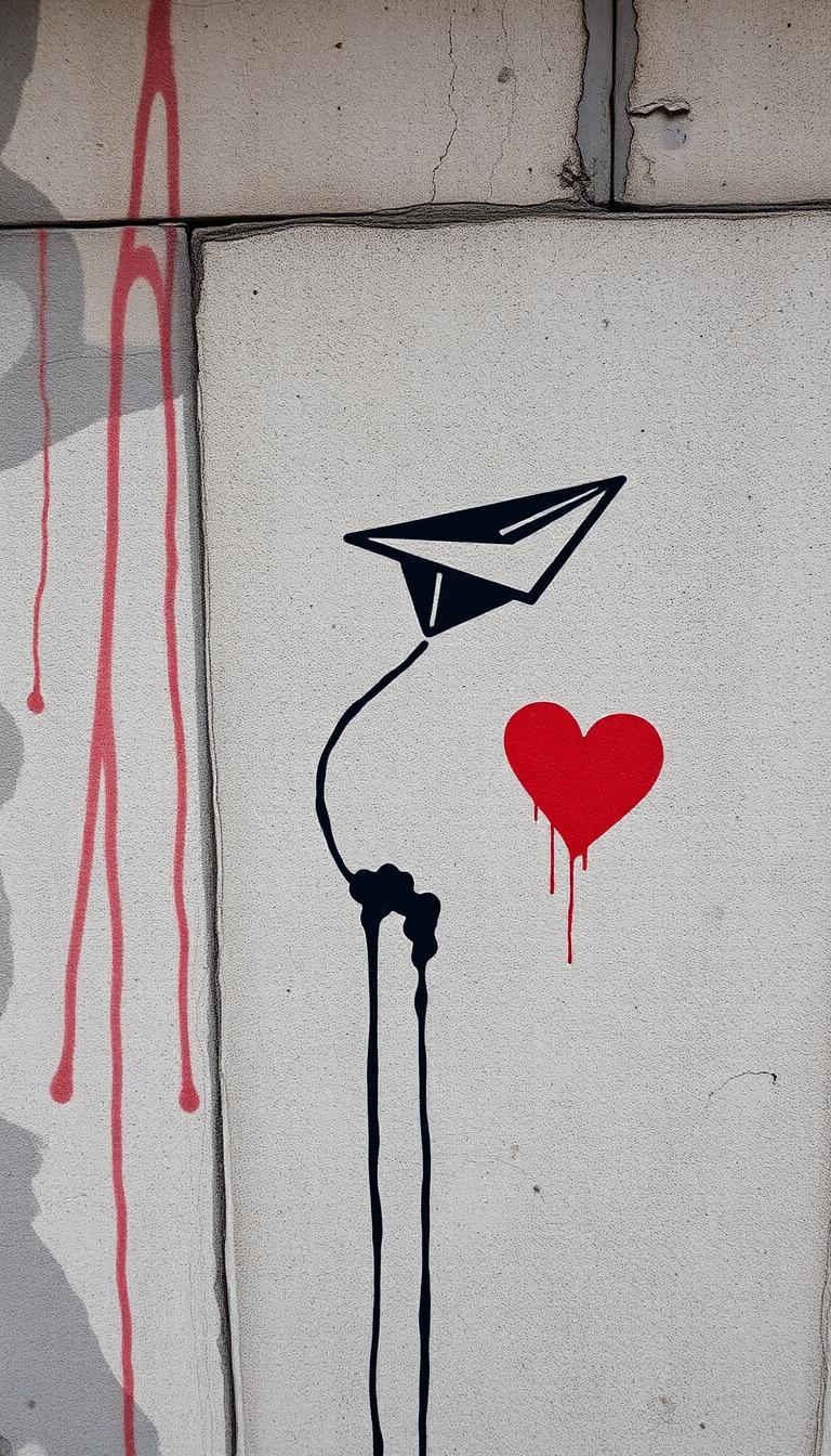 Stencil Red — Graffiti 2D phone wallpaper