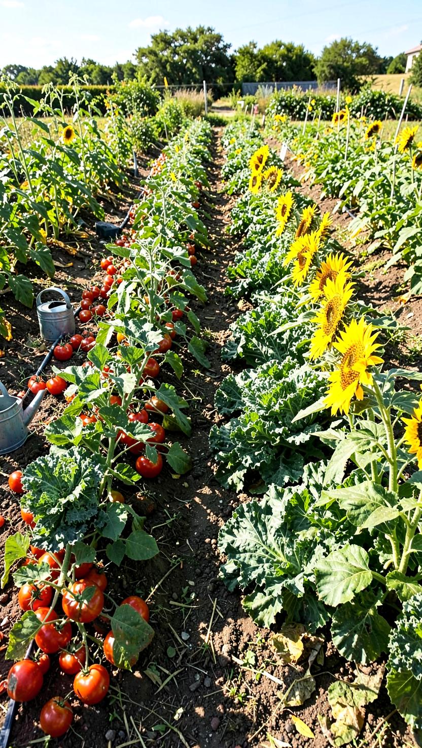 Vegetable Rows — Homestead 4K phone wallpaper