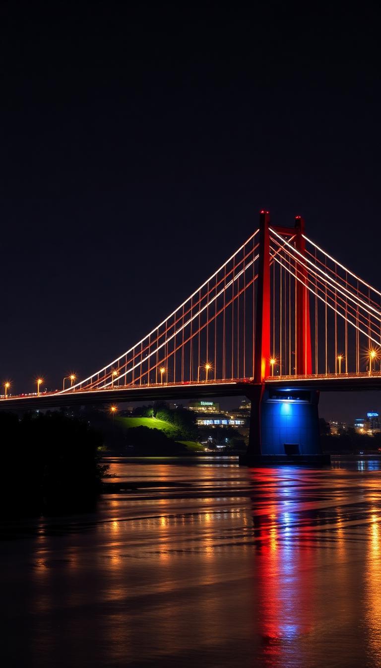 Bridge Lights — Cityscapes 4K phone wallpaper
