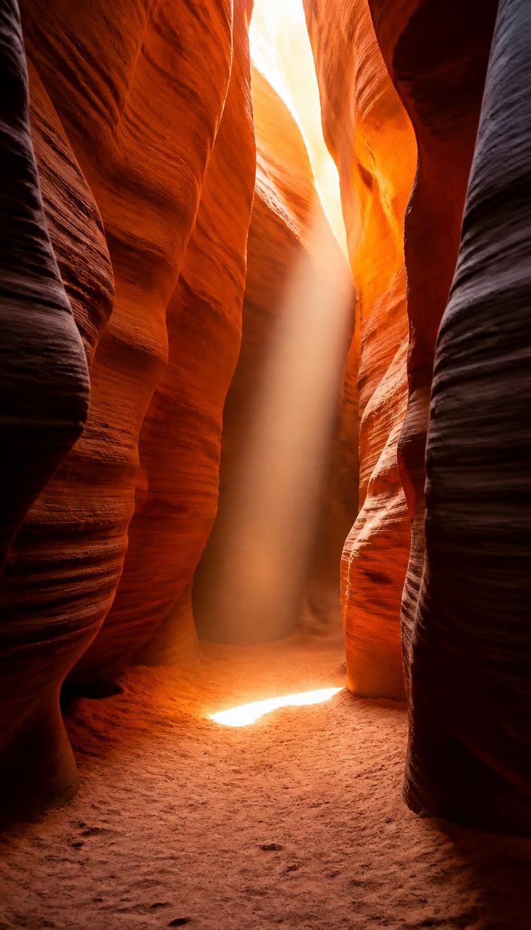Canyon Light — Nature 4D phone wallpaper