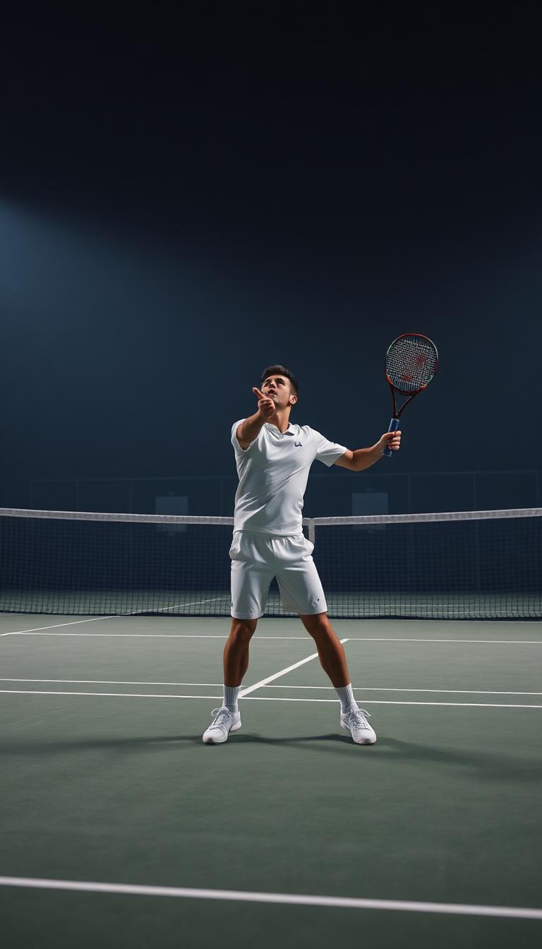 Centre Court Ace — Star Portraits 4D phone wallpaper