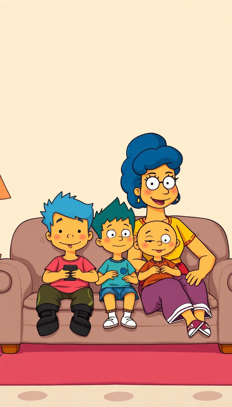 The Yellows — Toon TV 4D phone wallpaper