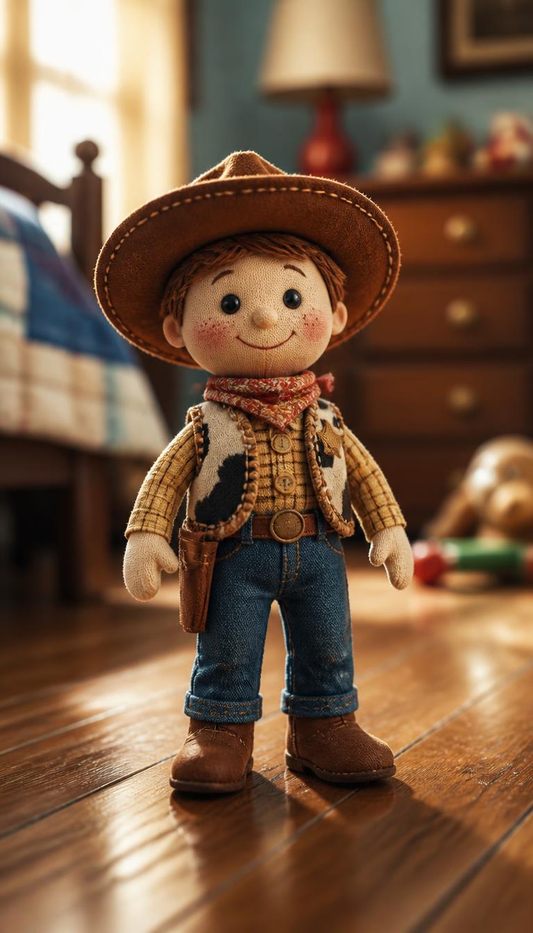 Cowboy Doll — Toy Friends 4D phone wallpaper