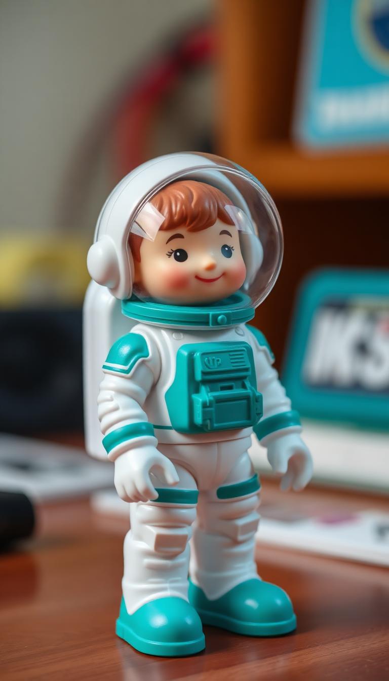 Spaceman Explorer — Toy Friends 3D phone wallpaper